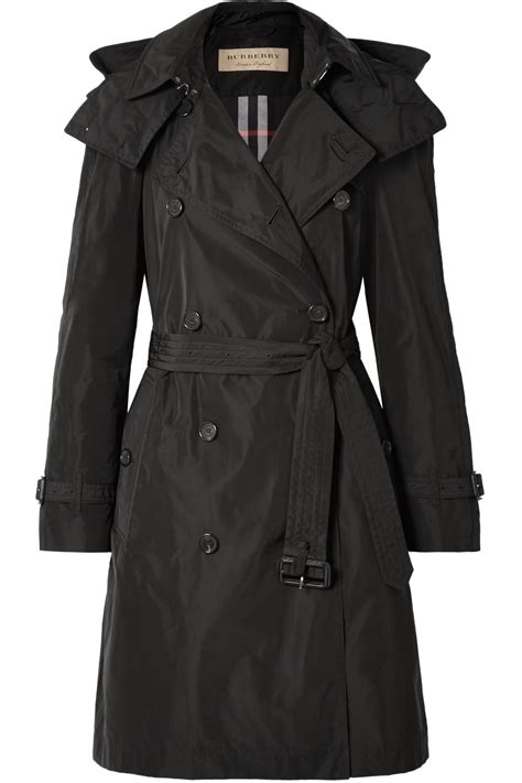 burberry hooded trench coat black|burberry original trench coat.